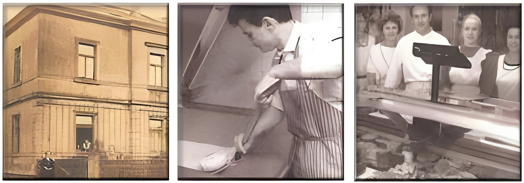 Historische Fotos der Fleischerei Starke