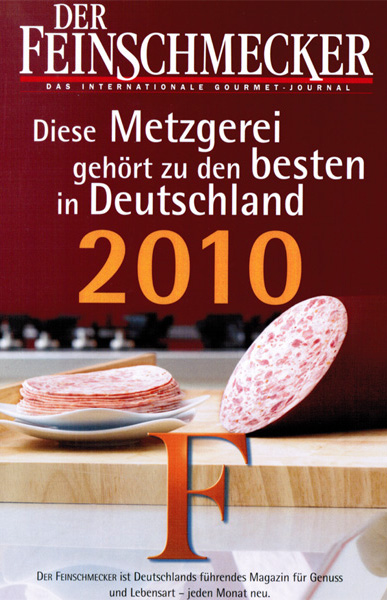 Beste Metzgerei in Deutschland 2010