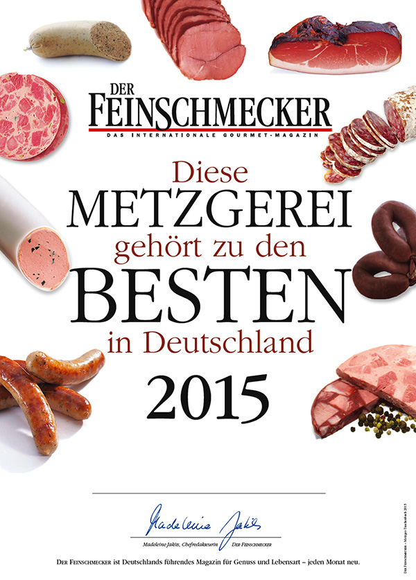 Beste Metzgerei in Deutschland 2015