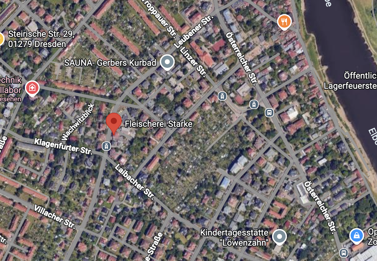 Standort Fleischerei Starke - Leubener Str. 21, 01279 Dresden