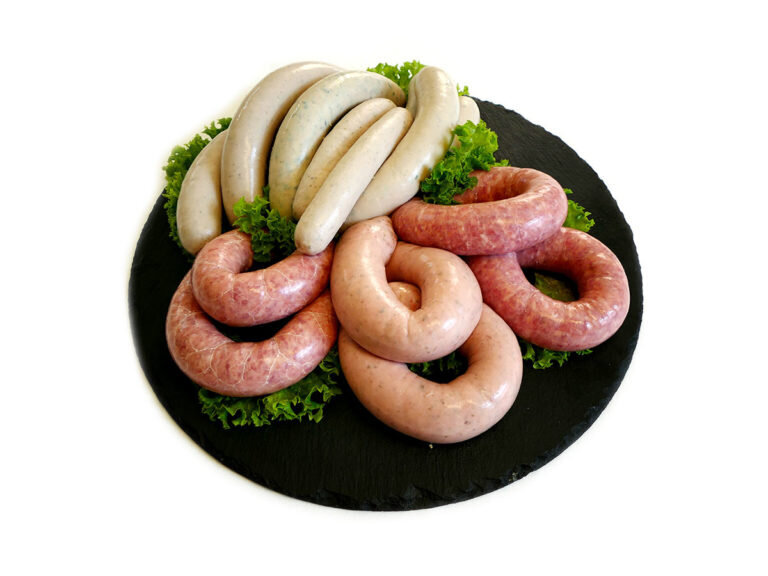Weißwurst / Bratwurst – aus dem Sortiment der Fleischerei Starke